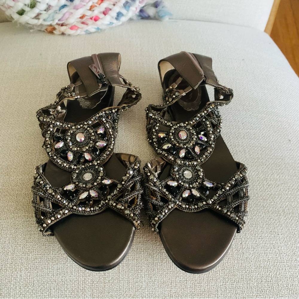 Rene Caovilla Embellished gladiator Sandals